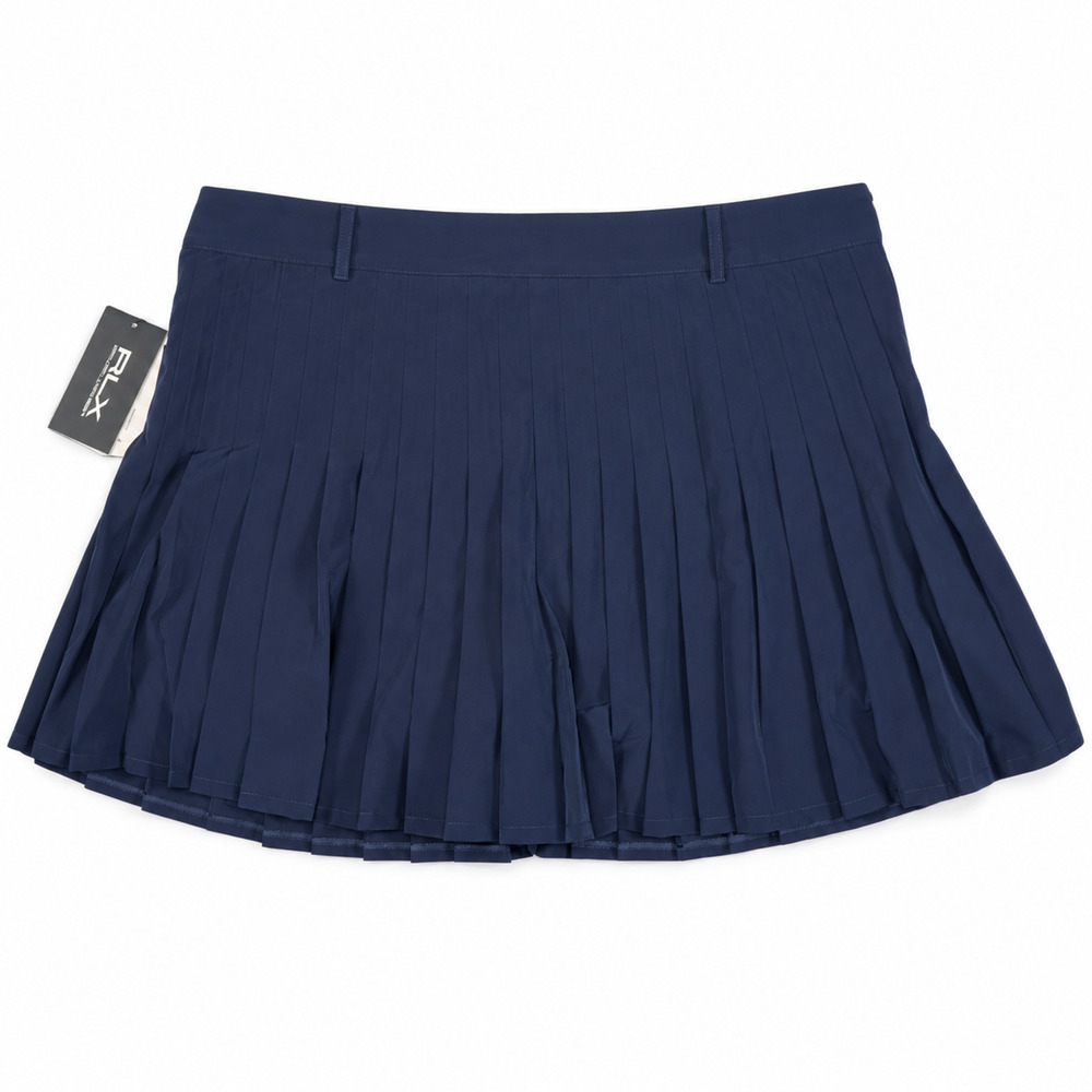 RLX Ralph Lauren Pleated Performance Golf Skort 15” Size XL Refined Navy Skirt